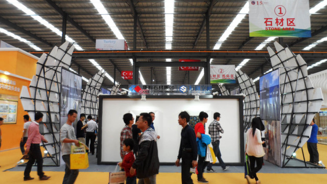 康利精彩绽放第十五届水头石博会
