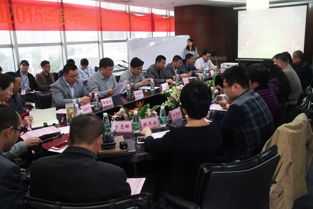 集团2014年度工作总结暨2015年度工作计划会议圆满召开